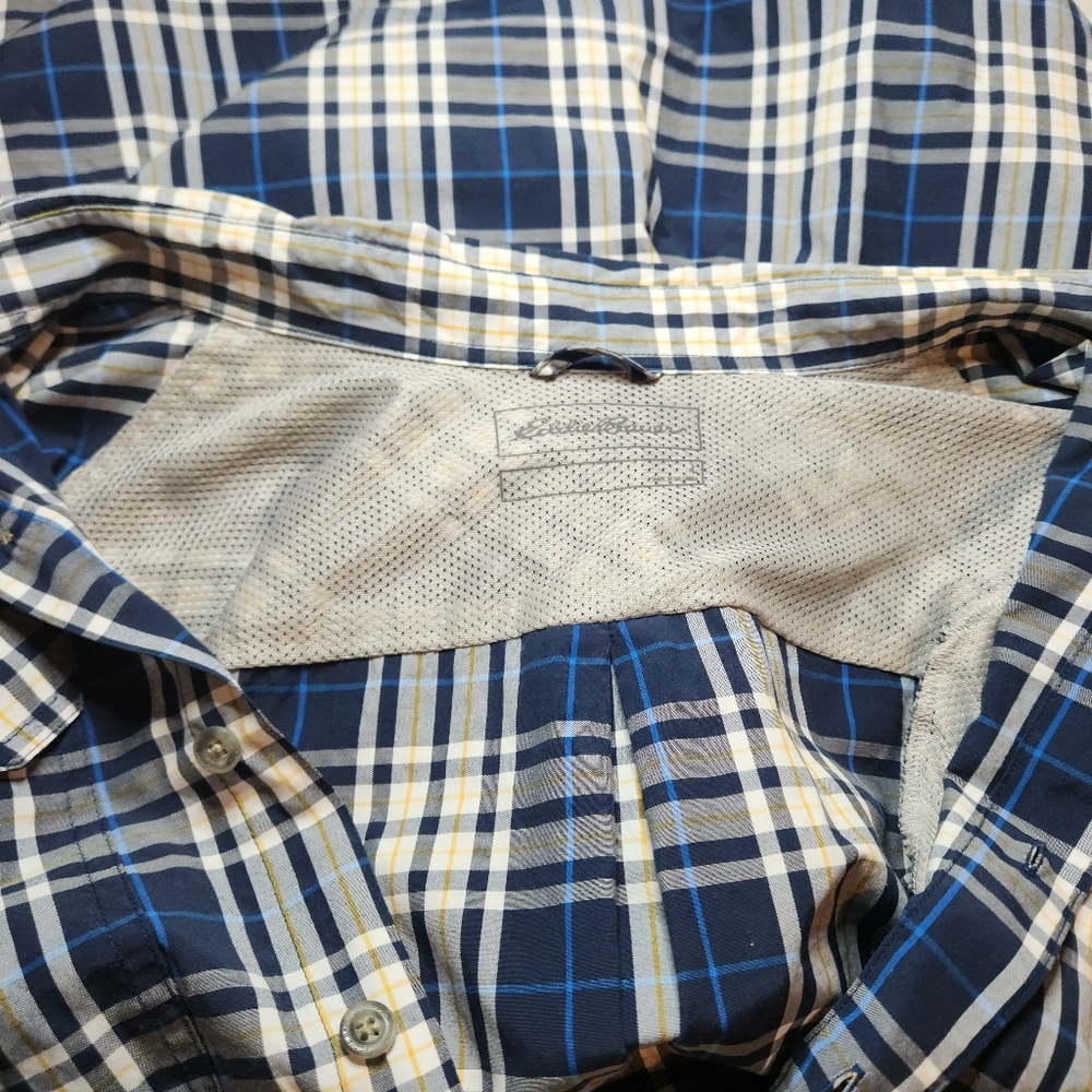 Eddie Bauer Button Up Men's L - Picture 4 of 8